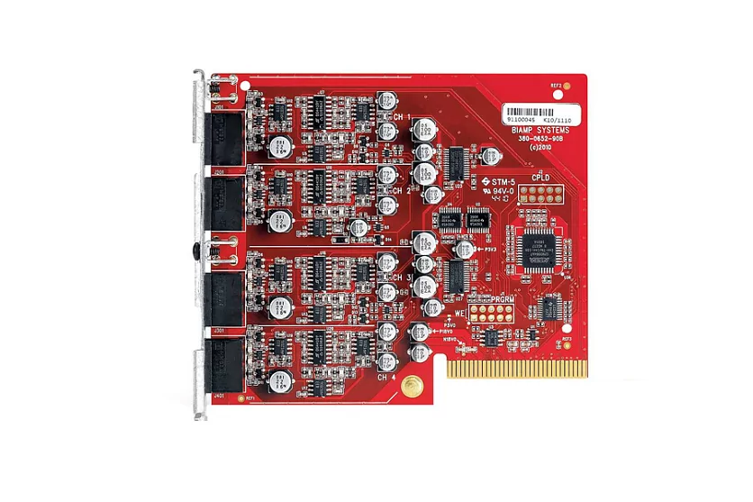 Интерфейсная карта Biamp TesiraSOC-4CK Интерфейсная карта Biamp TesiraSOC-4CK