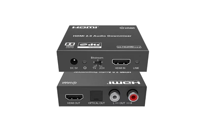 Деэмбеддер HDMI 4K60 Infobit iTrans AD02 Деэмбеддер HDMI 4K60 Infobit iTrans AD02
