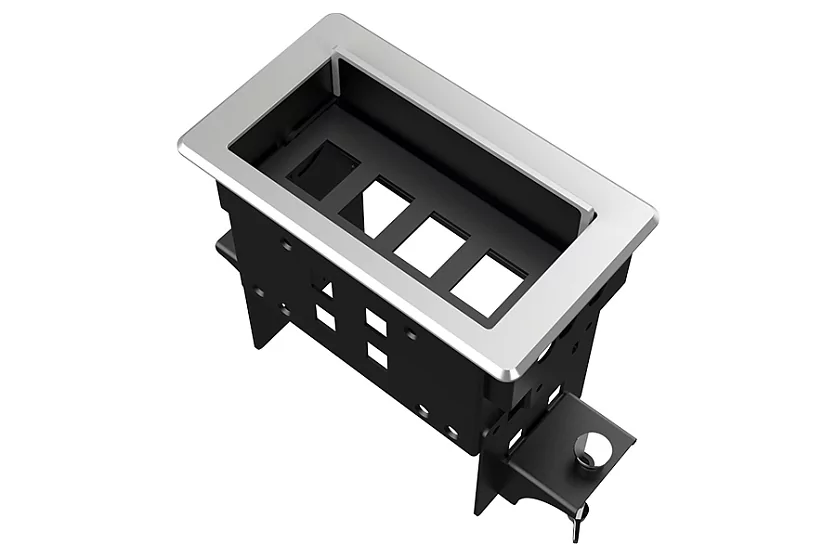 Прямоугольный металлический корпус Wize Pro WRTS-04BOX-S Прямоугольный металлический корпус Wize Pro WRTS-04BOX-S
