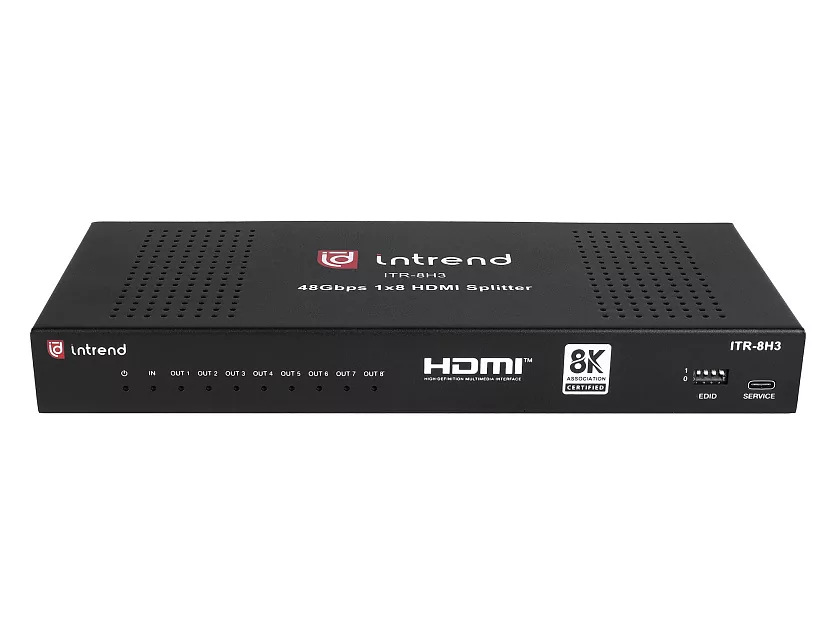 Усилитель-распределитель HDMI 1:8 Intrend ITR-8H3 Усилитель-распределитель HDMI 1:8 Intrend ITR-8H3