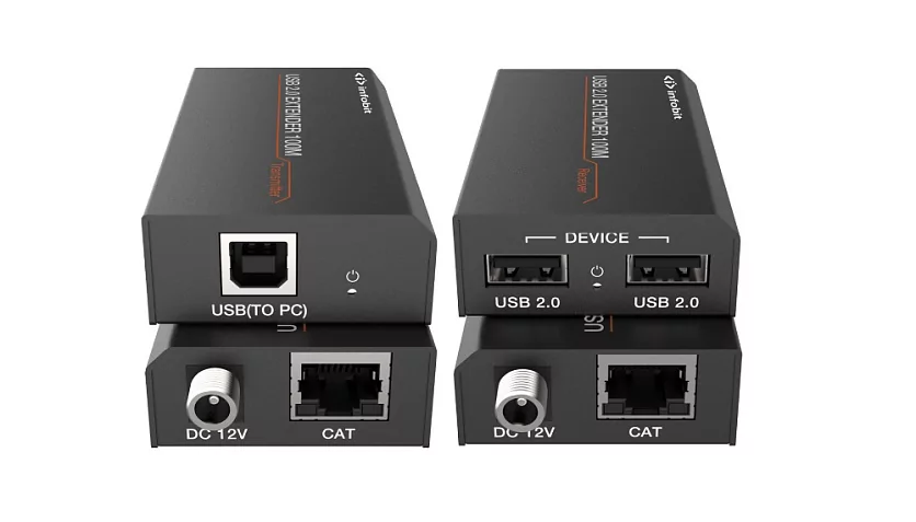 Комплект удлинителя сигнала Infobit iTrans USB2-TR100 Комплект удлинителя сигнала Infobit iTrans USB2-TR100