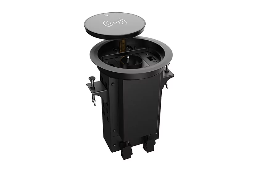 Лючок врезной в стол Wize Pro WRTS-RRSX-B Лючок врезной в стол Wize Pro WRTS-RRSX-B