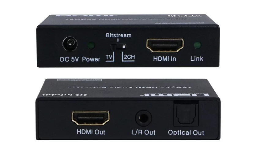 Деэмбеддер HDMI 4K60 Infobit iTrans AD01 Деэмбеддер HDMI 4K60 Infobit iTrans AD01