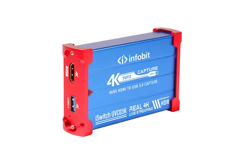 Карта захвата HDMI 4К60 Infobit iSwitch UVC03K Карта захвата HDMI 4К60 Infobit iSwitch UVC03K